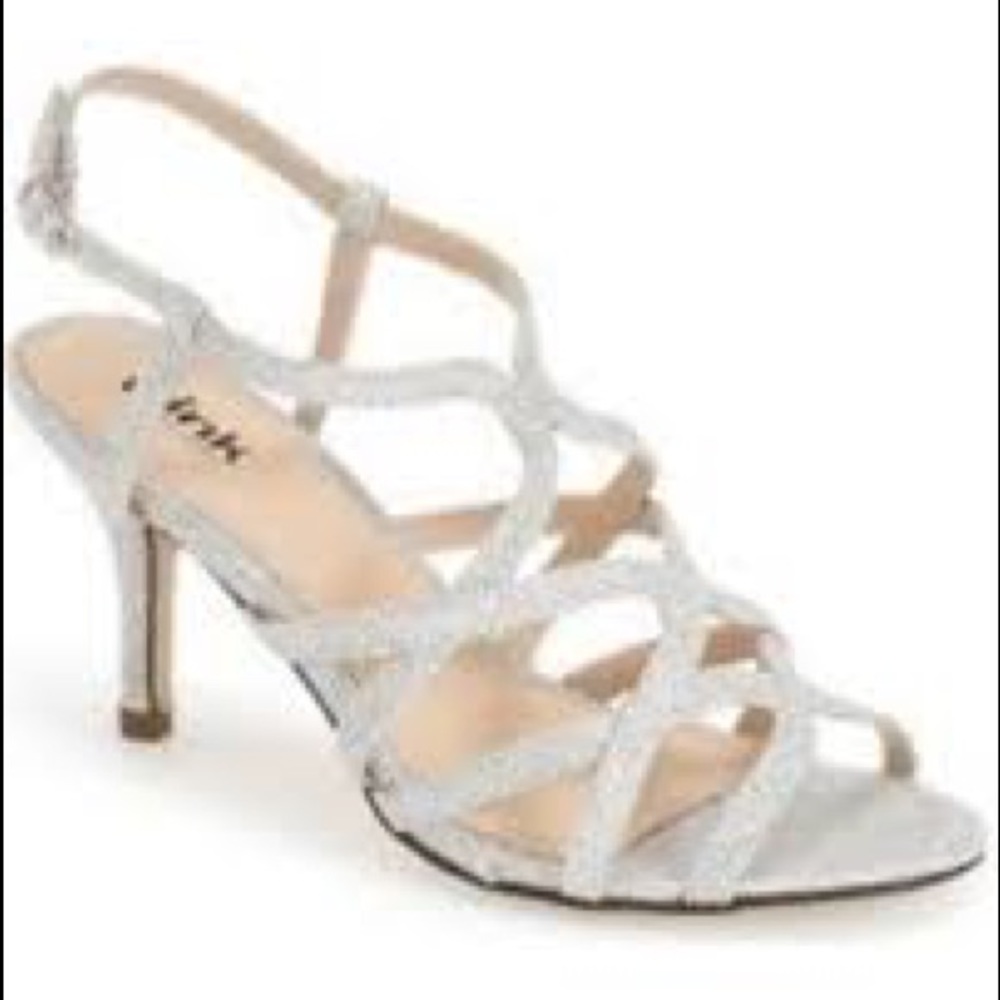 NWOT Pink Paradox London Sparkle Heels